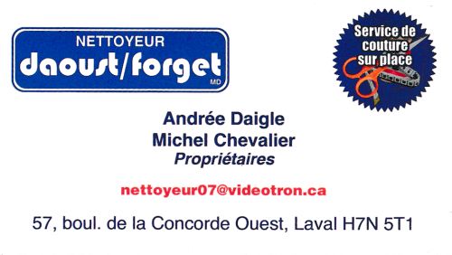 Nettoyeur Daoust / Forget